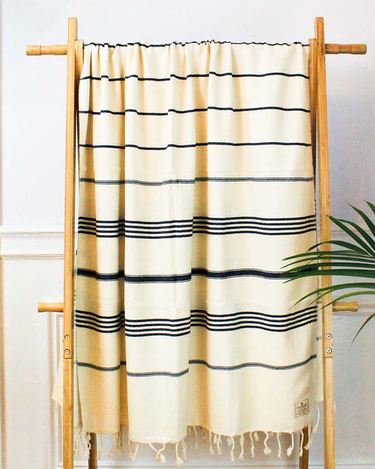 STRIPED SILVIA TURKISH TOWELS