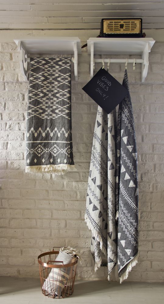 CHALKBOARD TURKISH BATH * BEACH TOWELS