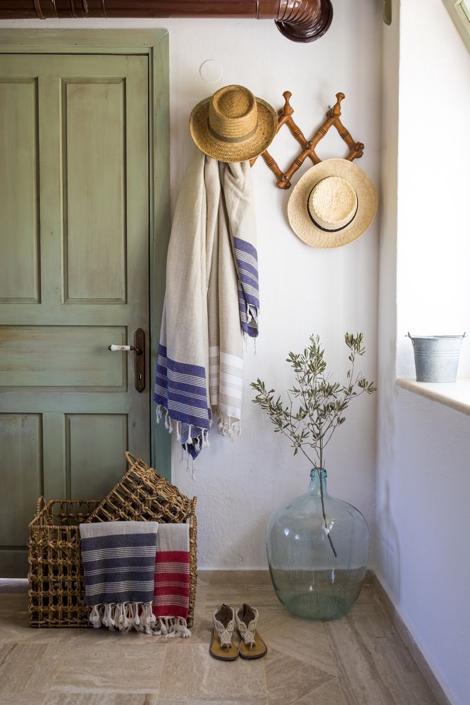 BEEHIVE WEAVE BATH TOWEL - TURKISH BEACH & BATH TOWEL