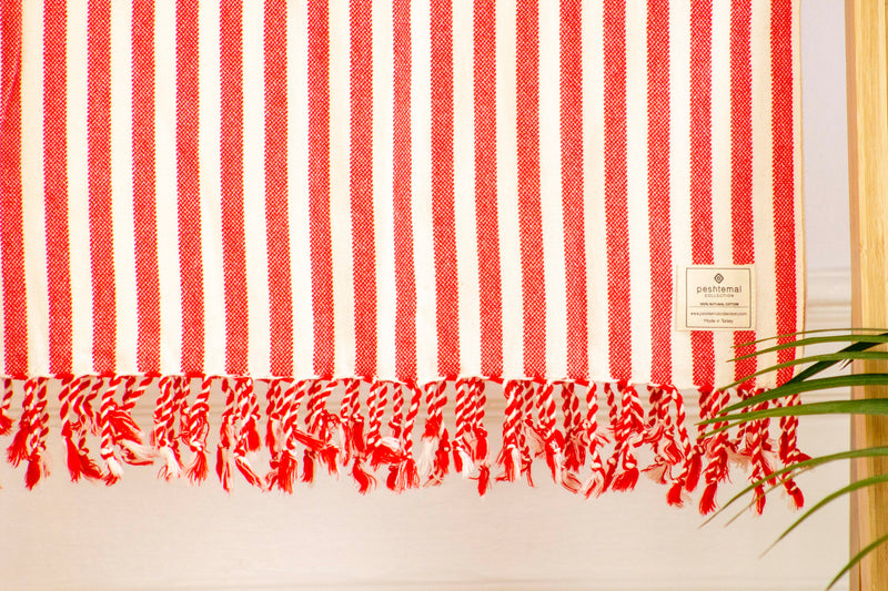 MIA STRIPE TURKISH BEACH * BATH TOWELS